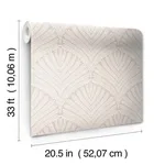 York Wallcoverings Beachcomber - Light Pink & Cream Wallpaper | Buy Online York Wallcoverings Beachcomber wallpaper, color Light Pink & Cream, SKU MN1872