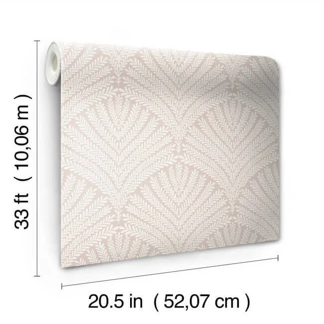 York Wallcoverings Beachcomber - Light Pink & Cream Wallpaper | Buy Online York Wallcoverings Beachcomber wallpaper, color Light Pink & Cream, SKU MN1872