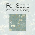 York Wallcoverings Botanical Fantasy wallpaper, color Blue & Beige, SKU PSW1106RL