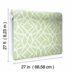 York Wallcoverings Boxwood Garden wallpaper, color Light Green, SKU GR5971