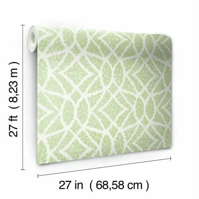 York Wallcoverings Boxwood Garden wallpaper, color Light Green, SKU GR5971