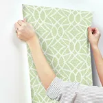 York Wallcoverings Boxwood Garden wallpaper, color Light Green, SKU GR5971