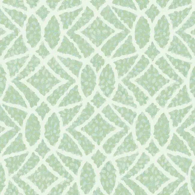 York Wallcoverings Boxwood Garden wallpaper, color Teal, SKU GR5973