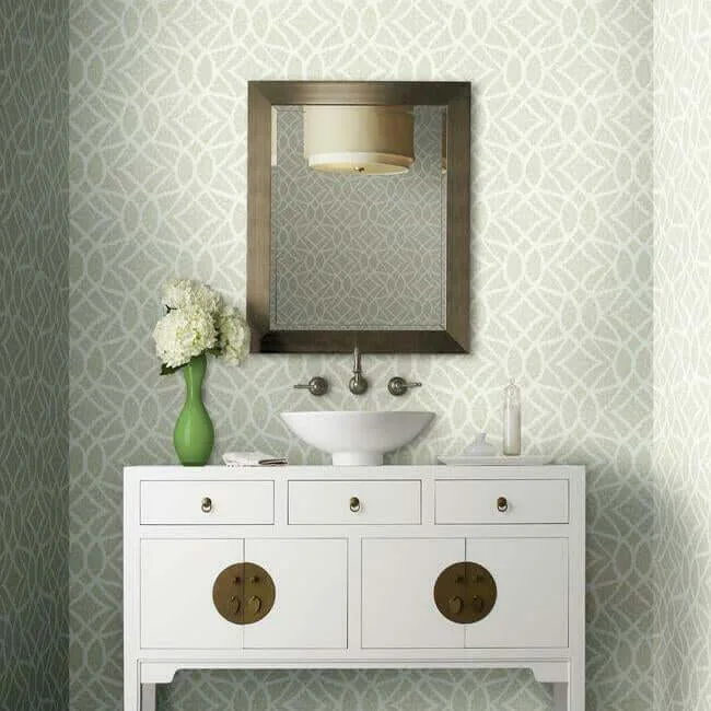York Wallcoverings Boxwood Garden wallpaper, color Beige, SKU GR5974