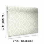 York Wallcoverings Boxwood Garden wallpaper, color Beige, SKU GR5974