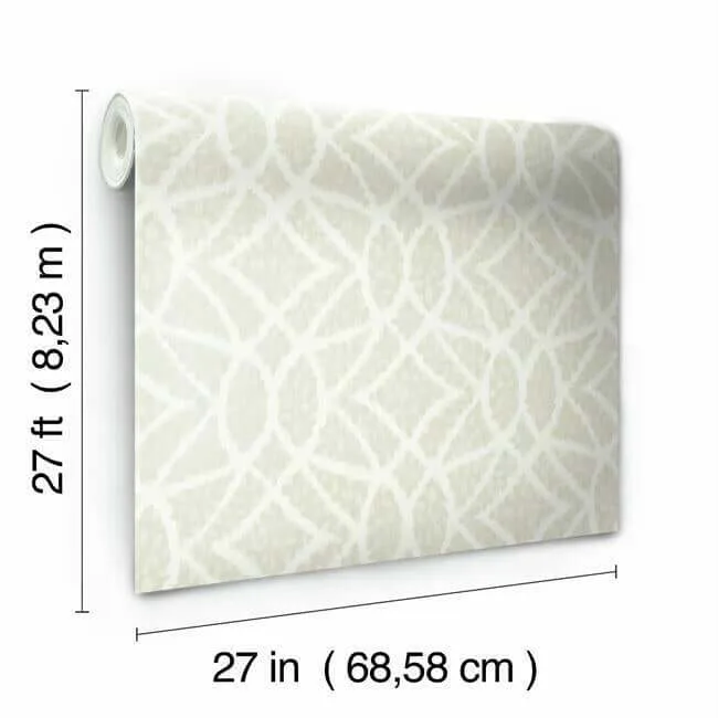 York Wallcoverings Boxwood Garden wallpaper, color Beige, SKU GR5974