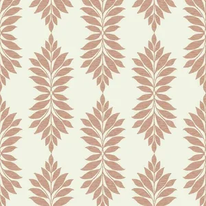 York Wallcoverings Broadsands Botanica wallpaper, color Coral, SKU CV4426
