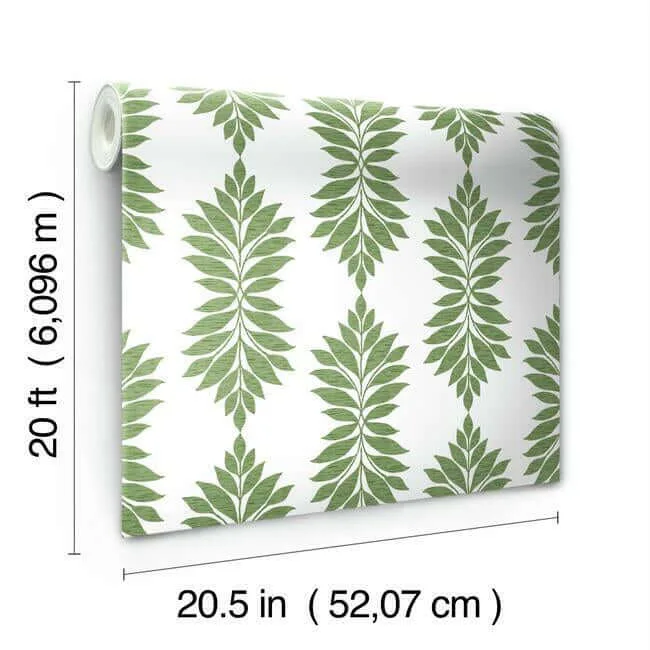 York Wallcoverings Broadsands Botanica - Green Wallpaper | Buy Online York Wallcoverings Broadsands Botanica wallpaper, color Green, SKU PSW1148RL