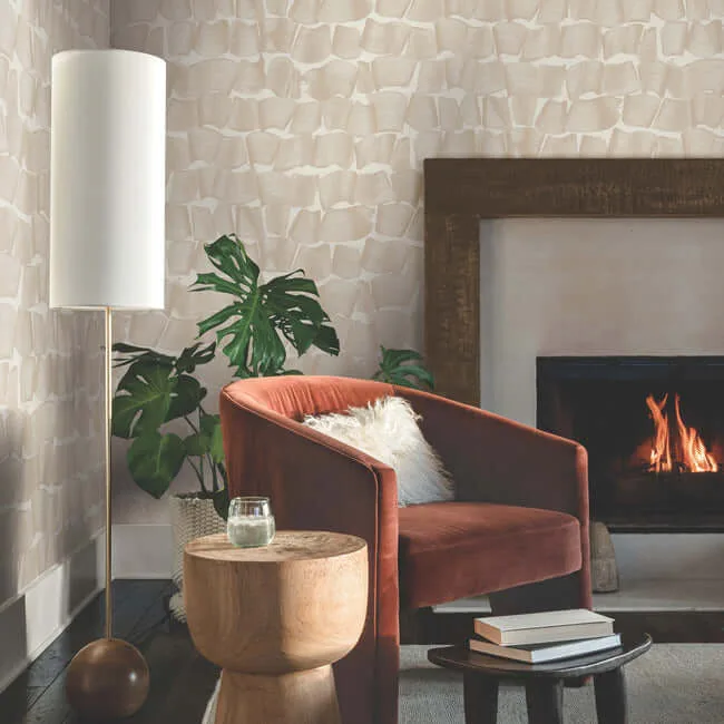 York Wallcoverings Brushed Ink - Blush Wallpaper | Buy Online York Wallcoverings Brushed Ink wallpaper, color Blush, SKU OI0653