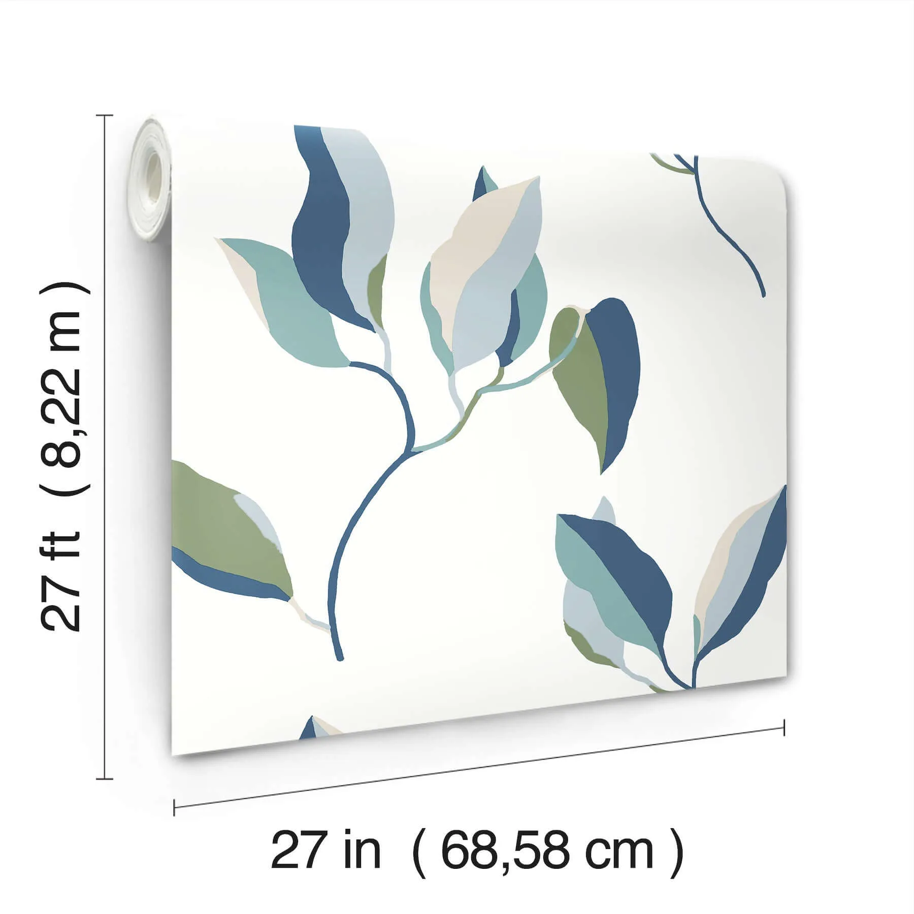 York Wallcoverings Brushwork Branches - Alpine & Cobalt Wallpaper | Buy Online York Wallcoverings Brushwork Branches wallpaper, color Alpine & Cobalt, SKU ZM2871