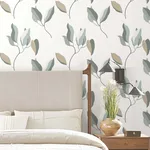 York Wallcoverings Brushwork Branches - Mineral & Olive Wallpaper | Buy Online York Wallcoverings Brushwork Branches wallpaper, color Mineral & Olive, SKU ZM2873