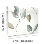 York Wallcoverings Brushwork Branches - Mineral & Olive Wallpaper | Buy Online York Wallcoverings Brushwork Branches wallpaper, color Mineral & Olive, SKU ZM2873