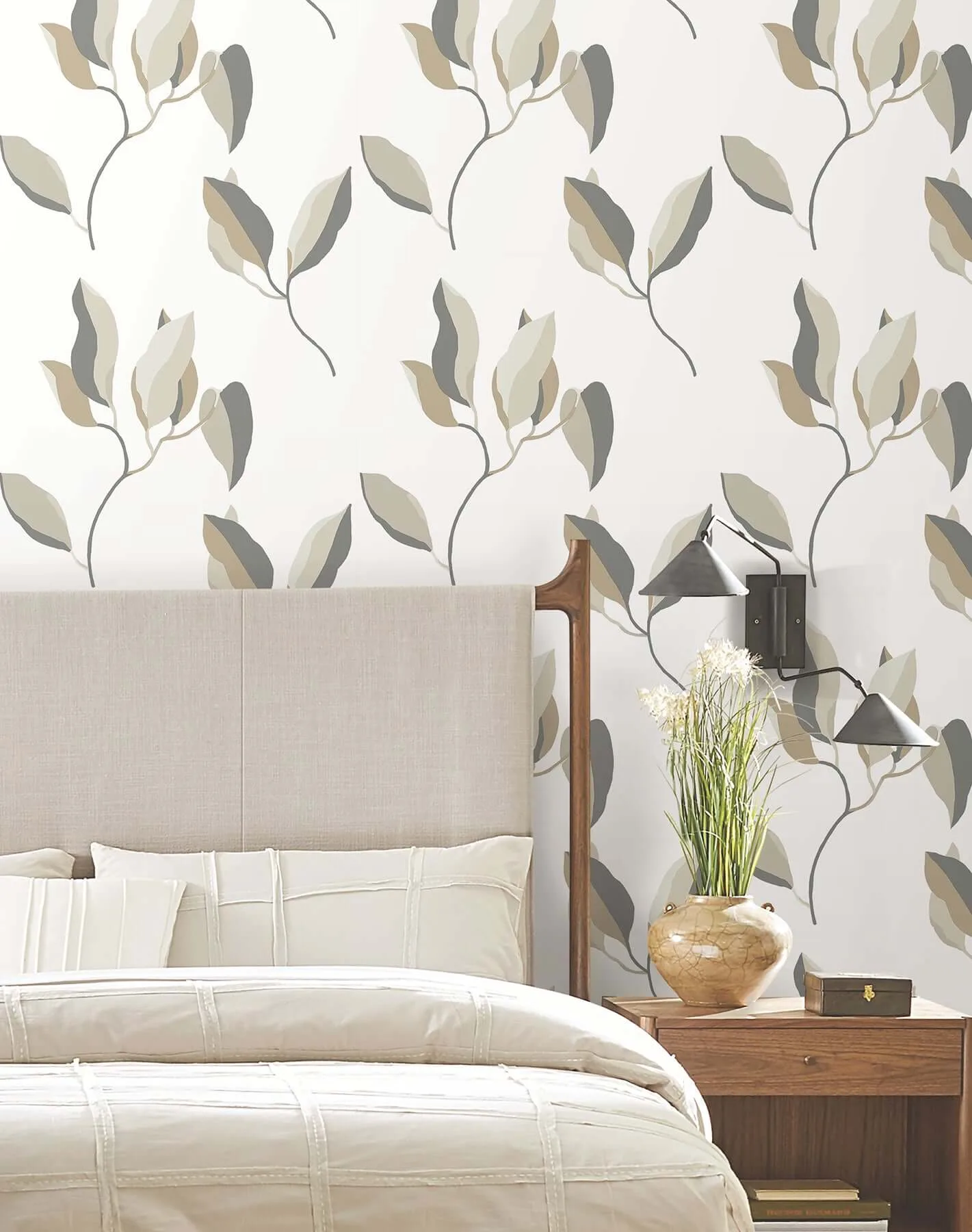 York Wallcoverings Brushwork Branches - Neutral & Gold Wallpaper | Buy Online York Wallcoverings Brushwork Branches wallpaper, color Neutral & Gold, SKU ZM2876