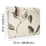York Wallcoverings Brushwork Branches wallpaper, color Violet, SKU ZM2875