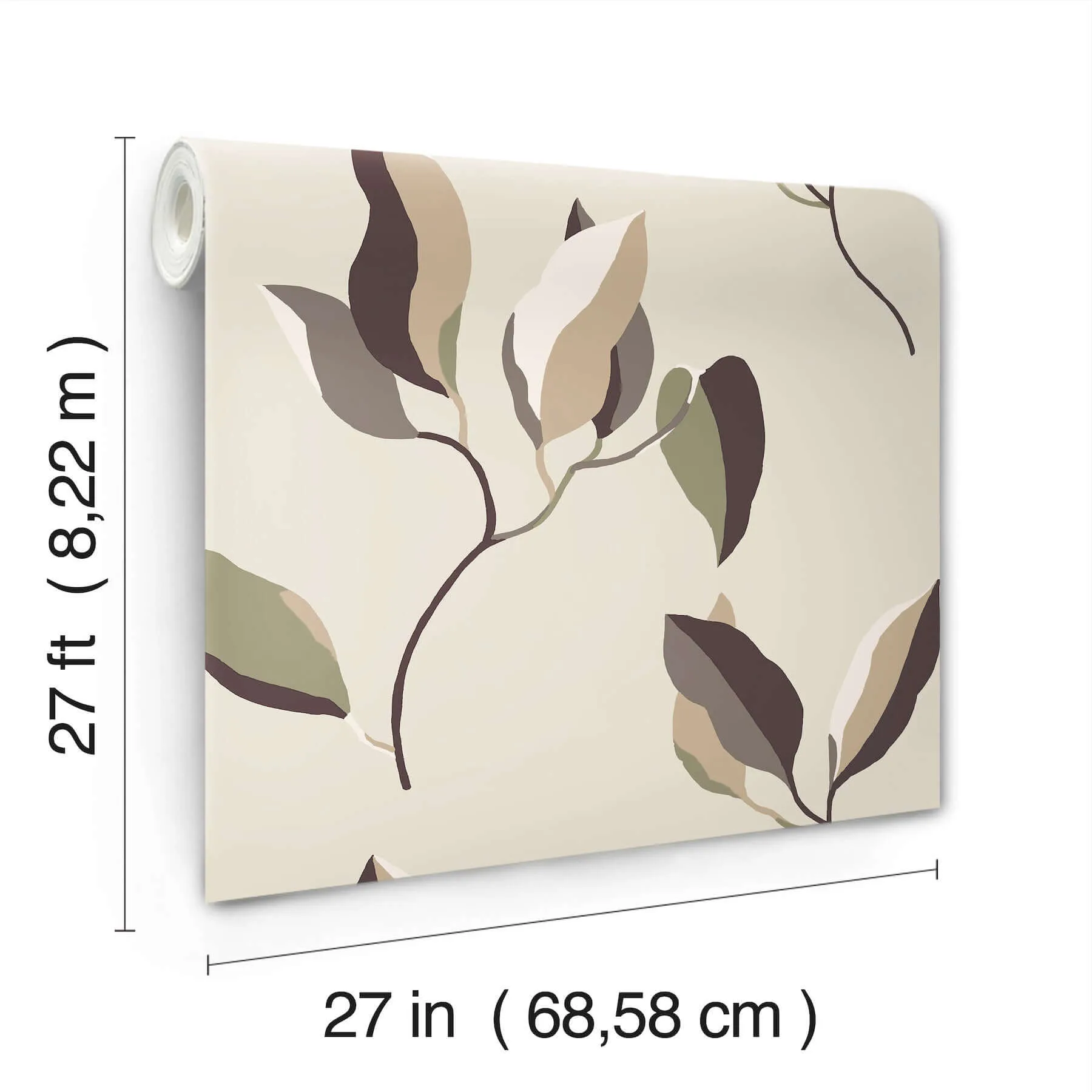 York Wallcoverings Brushwork Branches wallpaper, color Violet, SKU ZM2875
