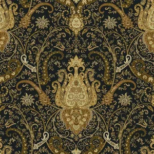 York Wallcoverings Byzance wallpaper, color Brown, SKU WA7718