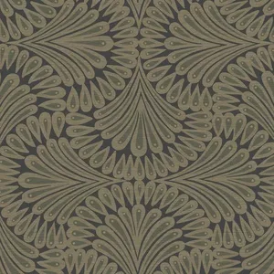 York Wallcoverings Cabaret wallpaper, color Black Metallic, SKU CA1501