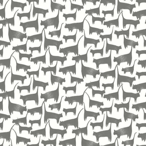 York Wallcoverings Cat Tails wallpaper, color Black, SKU PSW1340RL