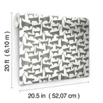 York Wallcoverings Cat Tails - Black Wallpaper | Buy Online York Wallcoverings Cat Tails wallpaper, color Black, SKU PSW1340RL