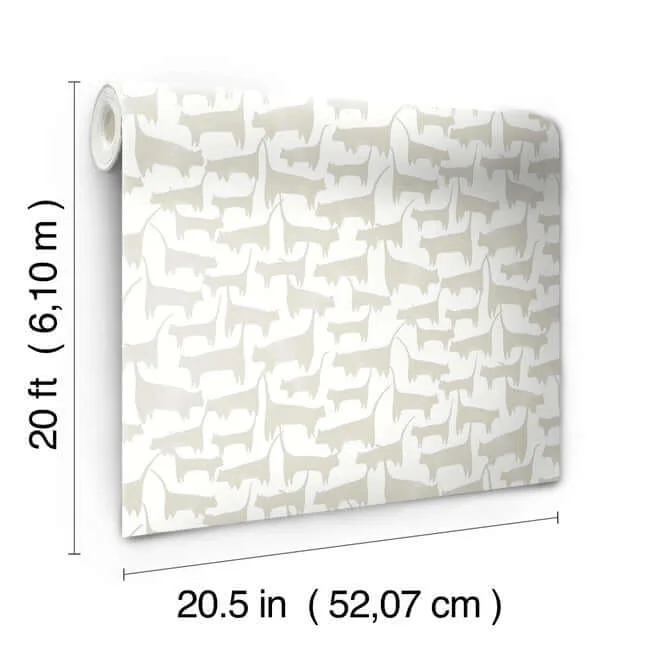 York Wallcoverings Cat Tails - Beige Wallpaper | Buy Online York Wallcoverings Cat Tails wallpaper, color Beige, SKU PSW1341RL