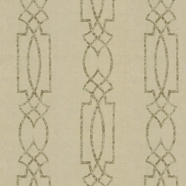 York Wallcoverings Cathedral Trellis wallpaper, color Beige, SKU TR4269