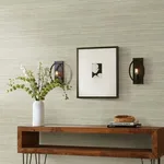 York Wallcoverings Cattail Weave wallpaper, color Brown, SKU PSW1278RL