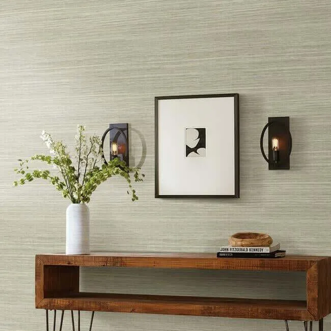 York Wallcoverings Cattail Weave wallpaper, color Brown, SKU PSW1278RL