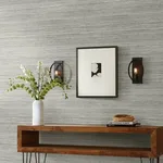 York Wallcoverings Cattail Weave - Grey Wallpaper | Buy Online York Wallcoverings Cattail Weave wallpaper, color Grey, SKU PSW1280RL