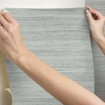 York Wallcoverings Cattail Weave - Grey Wallpaper | Buy Online York Wallcoverings Cattail Weave wallpaper, color Grey, SKU PSW1280RL