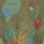 York Wallcoverings Chambord Gardens wallpaper, color Leaf & Olive, SKU ZM2847M