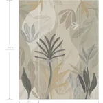 York Wallcoverings Chambord Gardens wallpaper, color Graphite & Carbon, SKU ZM2848M