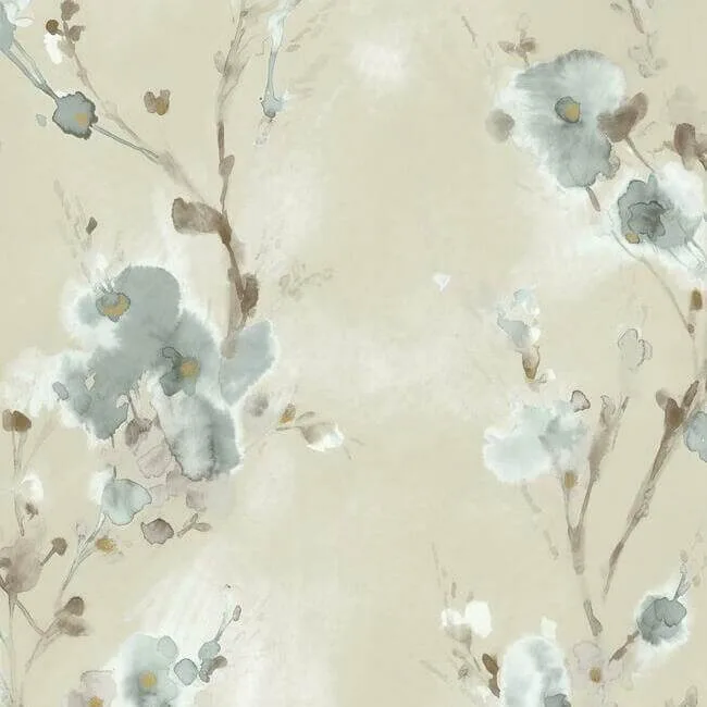 York Wallcoverings Charm wallpaper, color Soft Blue, SKU CP1203