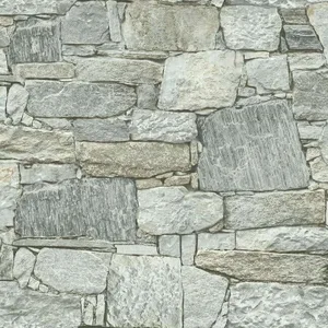 York Wallcoverings Chateau Stone wallpaper, color Grey & Beige, SKU PSW1307RL