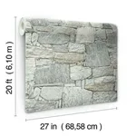York Wallcoverings Chateau Stone - Grey & Beige Wallpaper | Buy Online York Wallcoverings Chateau Stone wallpaper, color Grey & Beige, SKU PSW1307RL