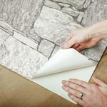 York Wallcoverings Chateau Stone - Grey Wallpaper | Buy Online York Wallcoverings Chateau Stone wallpaper, color Grey, SKU PSW1308RL