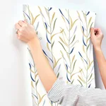 York Wallcoverings Chloe Vine wallpaper, color Ochre, SKU GO8325