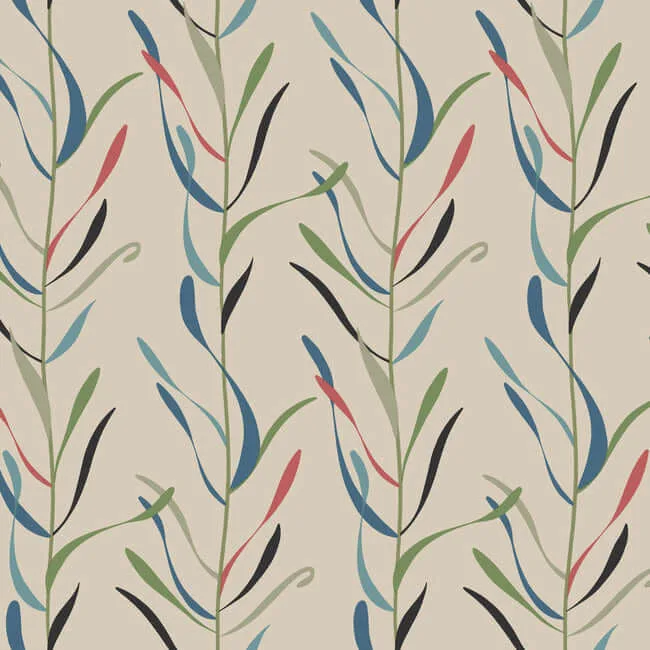 York Wallcoverings Chloe Vine wallpaper, color Savanna, SKU GO8326