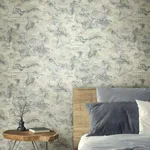 York Wallcoverings Coastal Map wallpaper, color Blue & Beige, SKU PSW1132RL