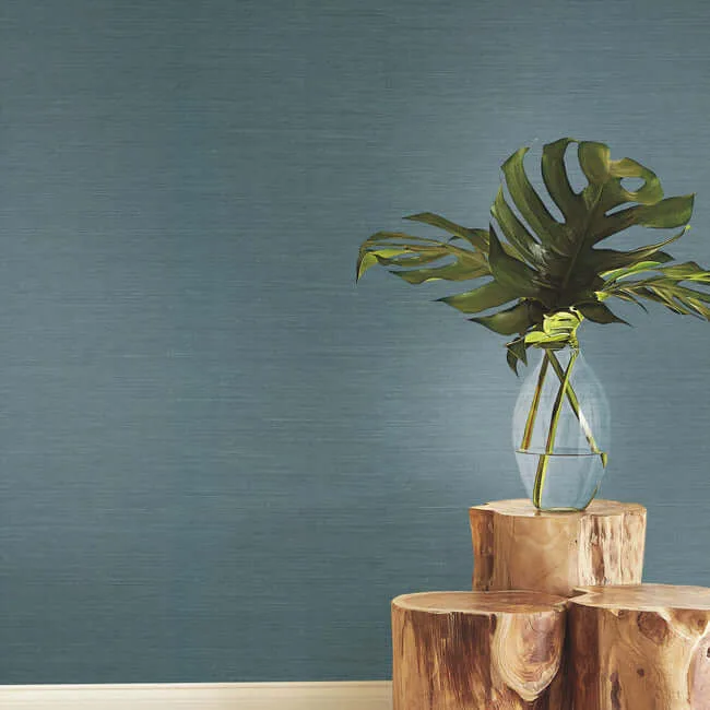 York Wallcoverings Makasa Sisal - Teal Wallpaper | Buy Online York Wallcoverings Makasa Sisal wallpaper, color Teal, SKU CL1029