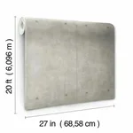 York Wallcoverings Magnolia Home Concrete wallpaper, color Grey, SKU PSW1173RL