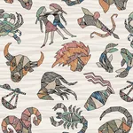 York Wallcoverings Constellations - Multicolor Wallpaper | Buy Online York Wallcoverings Constellations wallpaper, color Multicolor, SKU PSW1644RL