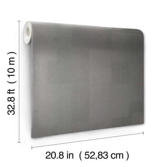 York Wallcoverings Contour wallpaper, color Gunmetal, SKU OI0705