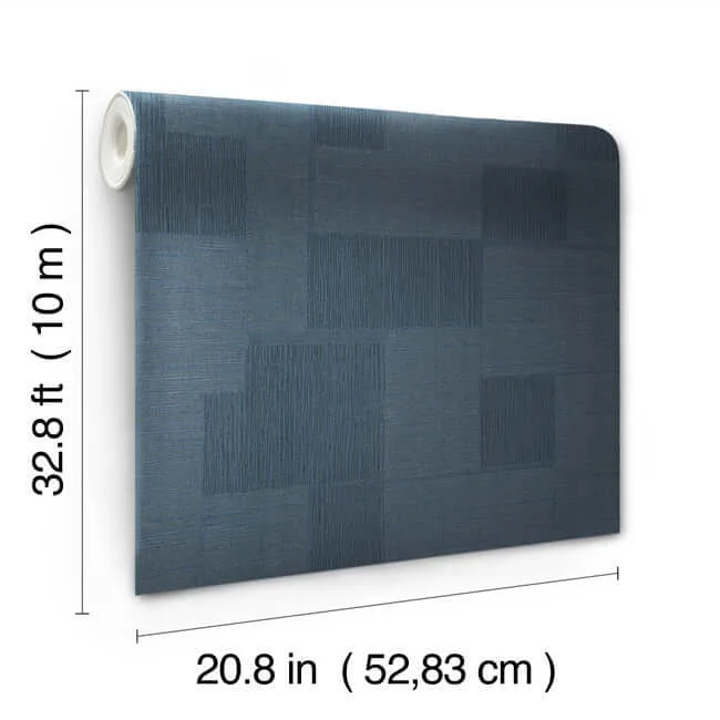 York Wallcoverings Contour - Navy Wallpaper | Buy Online York Wallcoverings Contour wallpaper, color Navy, SKU OI0706