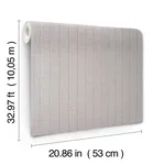 York Wallcoverings Cording Stripe wallpaper, color Dove Grey, SKU SI26127