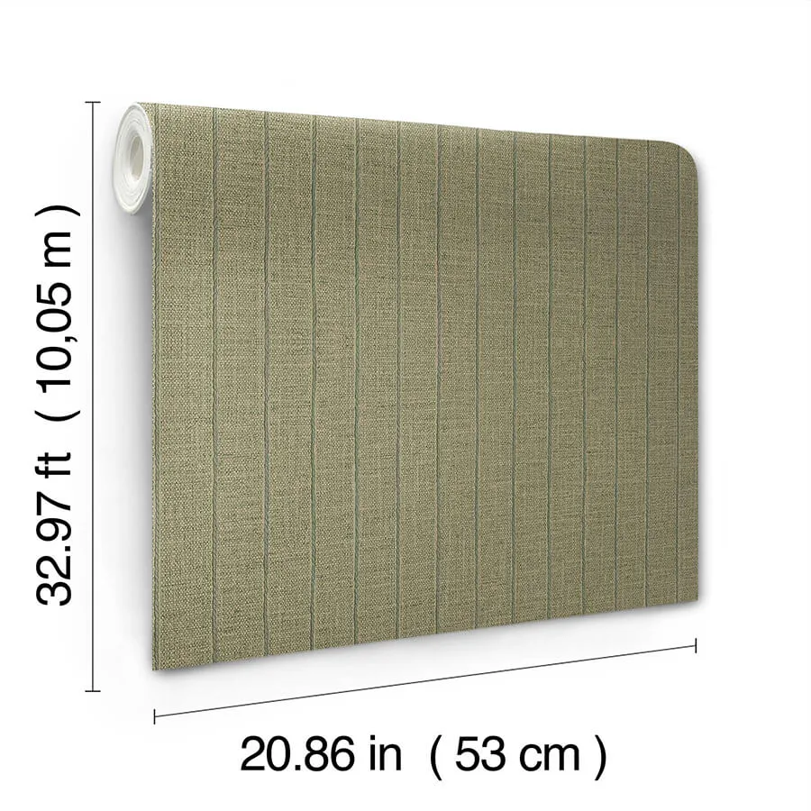 York Wallcoverings Cording Stripe - Moss Wallpaper | Buy Online York Wallcoverings Cording Stripe wallpaper, color Moss, SKU SI26123