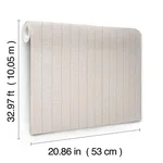 York Wallcoverings Cording Stripe - Pearl Wallpaper | Buy Online York Wallcoverings Cording Stripe wallpaper, color Pearl, SKU SI26121