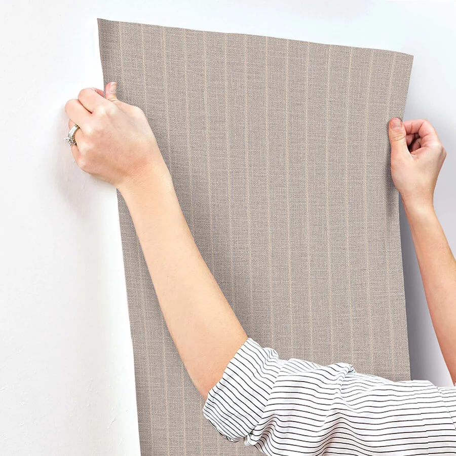 York Wallcoverings Cording Stripe - Smoke Wallpaper | Buy Online York Wallcoverings Cording Stripe wallpaper, color Smoke, SKU SI26124