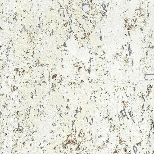 York Wallcoverings Cork wallpaper, color White, SKU GR1092