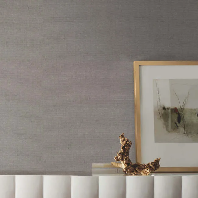 York Wallcoverings Crosshatch String wallpaper, color Black & Grey, SKU VG4412
