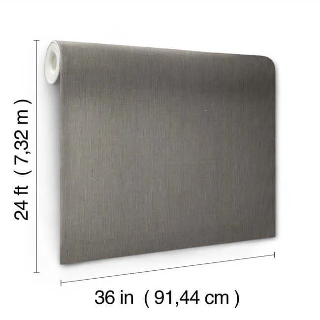York Wallcoverings Crosshatch String wallpaper, color Black & Grey, SKU VG4412